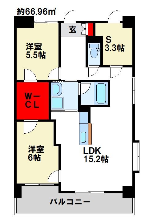 ヴィラ筑紫駅前 間取り
