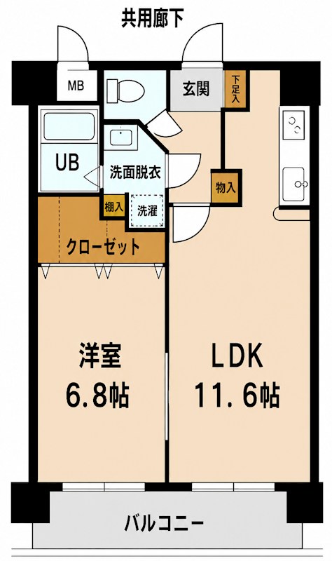 クリエート博多駅前   間取り