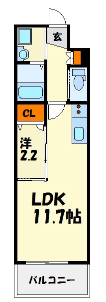 グランフォーレラグゼ博多 間取り