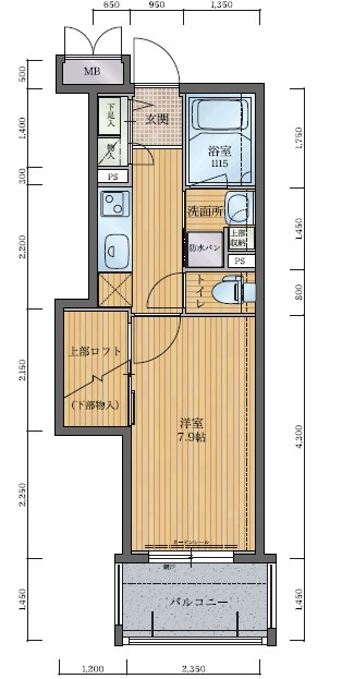 アクタス天神パークシティ 間取り