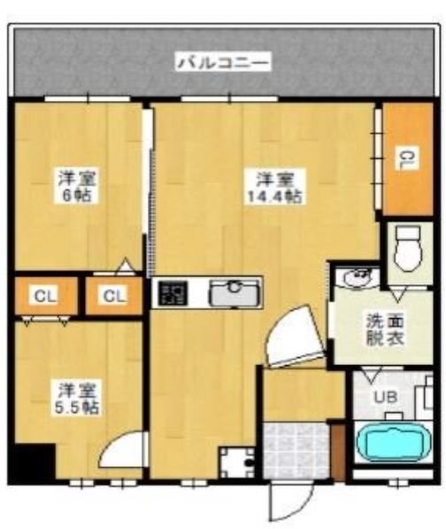 駅南第１ケイコービル 間取り