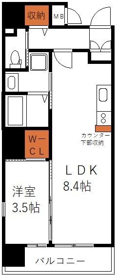 アンシャルム大濠プレミア 間取り