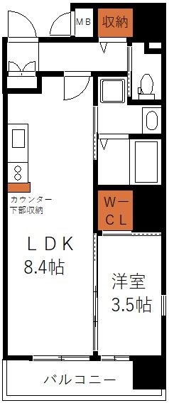 アンシャルム大濠プレミア 間取り