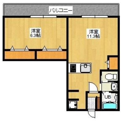 駅南第１ケイコービル 間取り