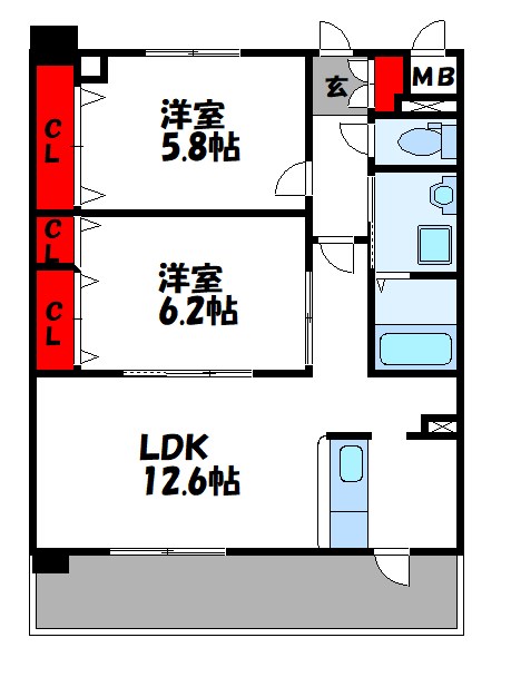 アイタス福岡 間取り