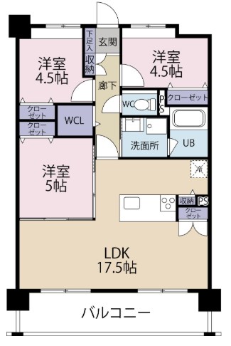 Airport　Hakata　Ward(エアポート博多ワード) 間取り