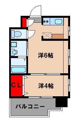 エステートモア薬院シャンブル 間取り