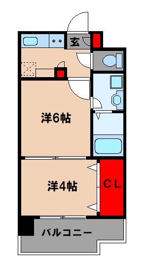 エステート・モア・薬院JOY 間取り