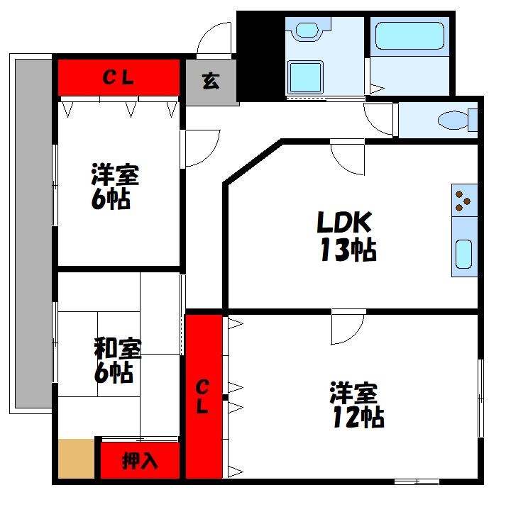 アーベイン川津 間取り