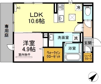 D-room香住ケ丘 間取り
