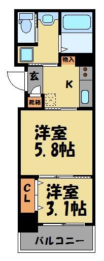 グランフォーレ地行 間取り