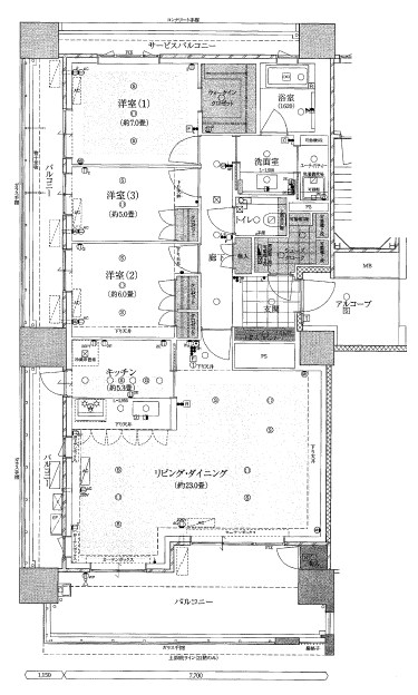 グランドメゾン大濠公園THE CLASS  間取り