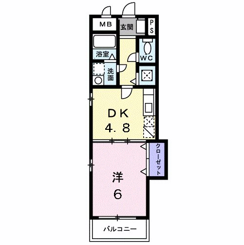 Casa gialla 間取り