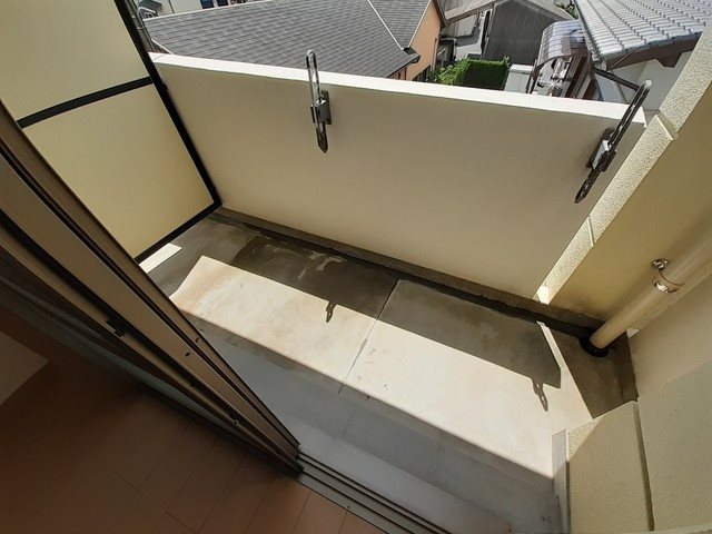 Casa gialla ベランダ