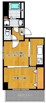 ジュセン西新 間取り