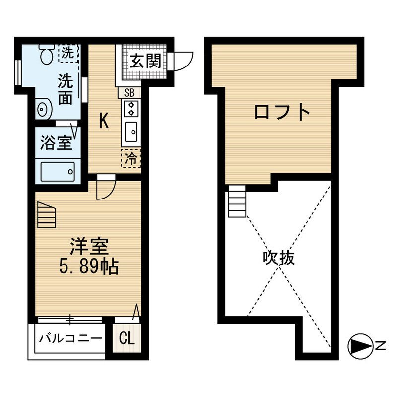 Villa大橋 間取り