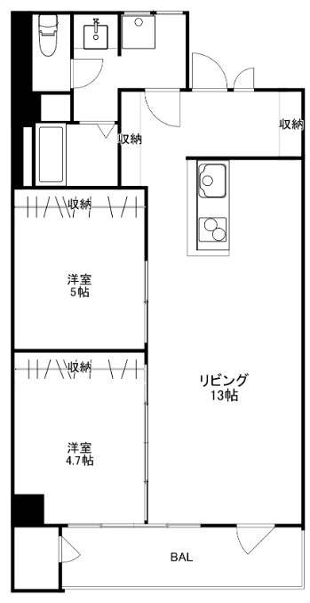 R-BLDG02 間取り