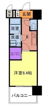 ウェルブライト博多  間取り