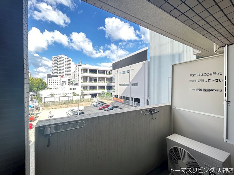 エンクレスト警固 ベランダ