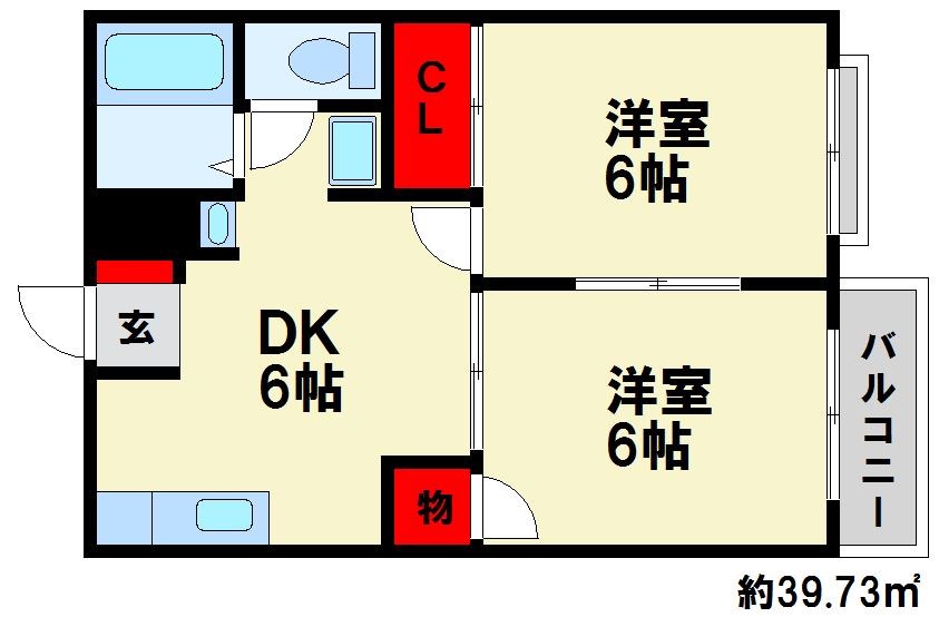 カーサ壱番館 間取り