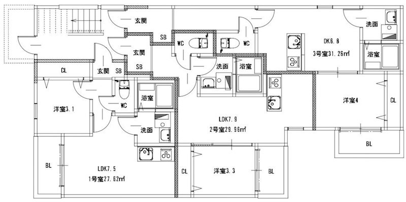 Hale　Lea春日 間取り