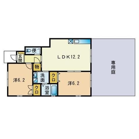 グランドルー春日　A棟 間取り