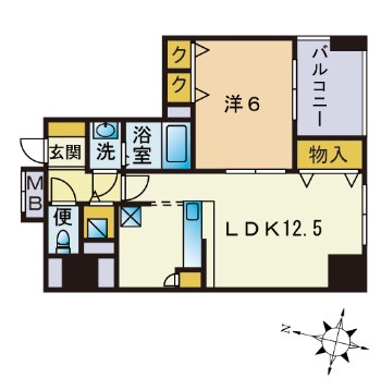 S-FORT警固タワー 間取り