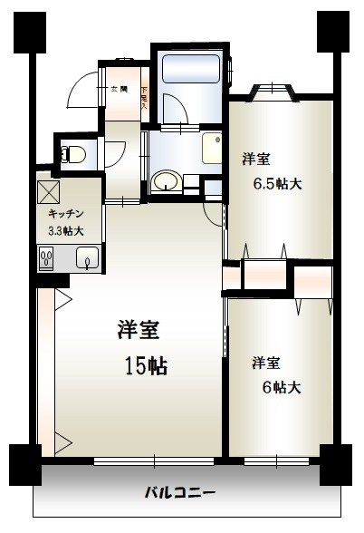 アンピール博多駅南 間取り