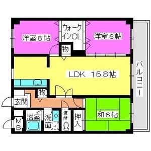 ウエストビレッジ長丘 間取り