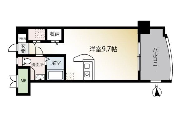 キャッスル大手門 間取り