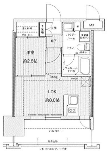 ドゥーエ赤坂 間取り
