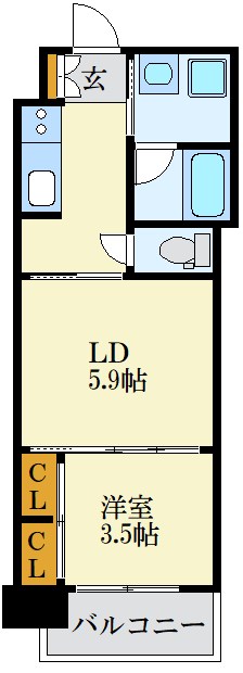 RJRプレシア百年橋 間取り