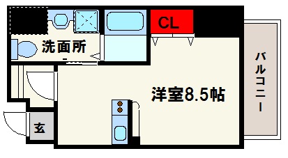 ルピナス銀天町 間取り