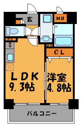 グランジュ大濠 間取り