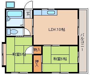 福岡県春日市白水ヶ丘３丁目125 間取り