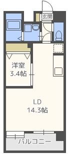グランフォーレ西新 間取り