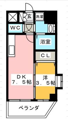 アクアシティ日赤通 間取り