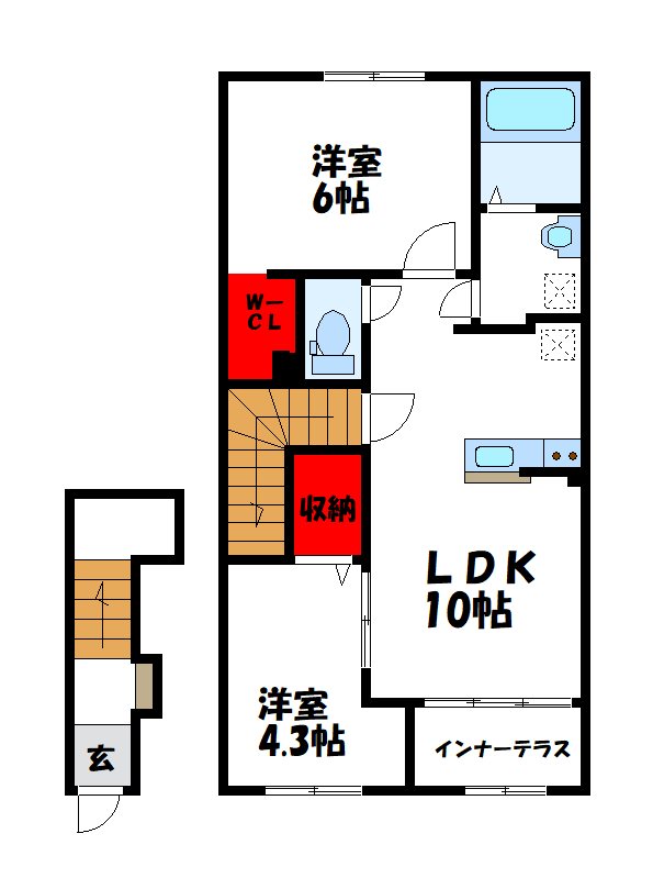 福岡県宗像市三郎丸２丁目 間取り