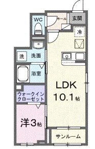 福岡県久留米市宮ノ陣６丁目 間取り