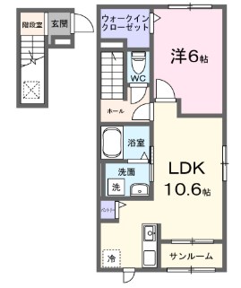 福岡県久留米市宮ノ陣６丁目 間取り
