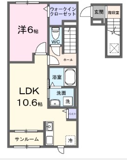 福岡県久留米市宮ノ陣６丁目 間取り