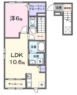 福岡県久留米市宮ノ陣６丁目 間取り