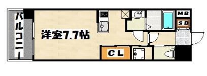 ウインステージ天神南   間取り