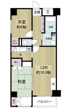 フォレステージュ天神 間取り