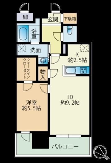 RJRプレシア天神サウス 間取り