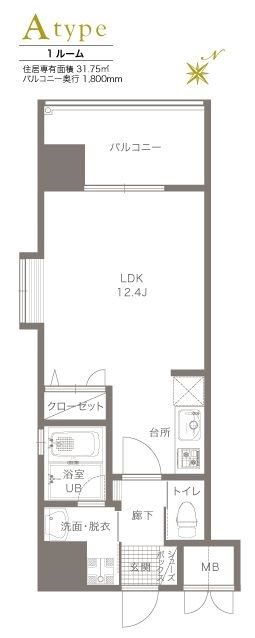 エトゥール山王公園 間取り