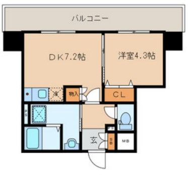F・Corazon薬院 間取り