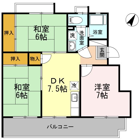野上ハイム 間取り