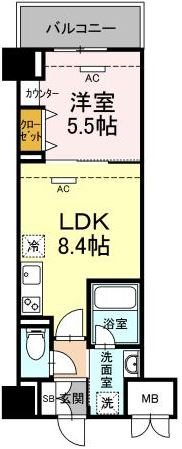 ELGRAND箱崎 間取り