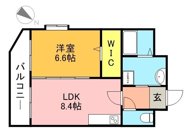クレストｆ室見 間取り